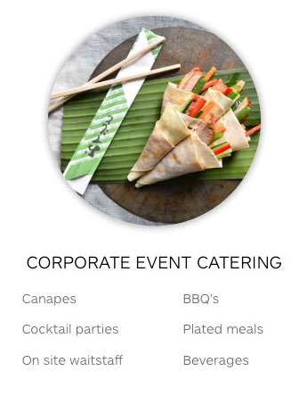 The corporate event catering