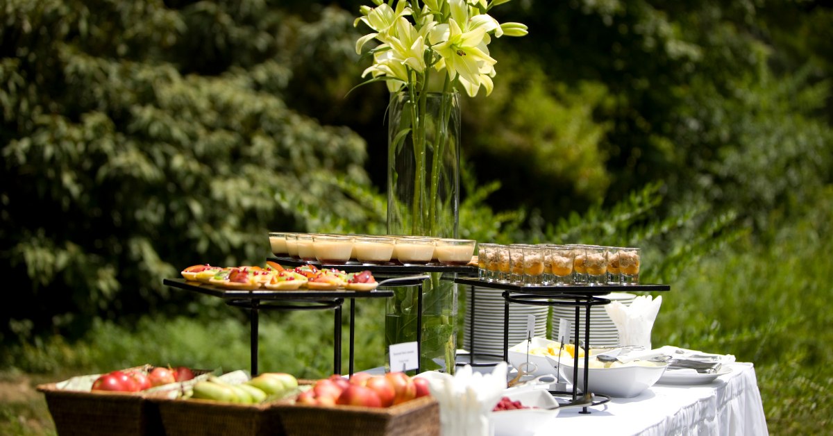 funeral catering outdoor